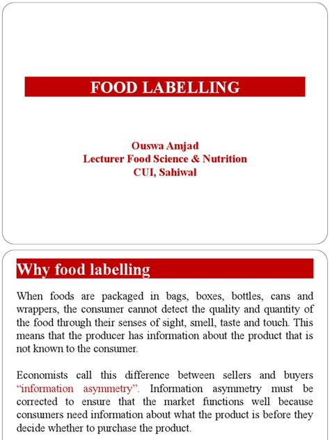 Image result for Food Labeling Explained