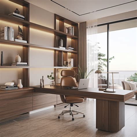 Sleek & Serene: The Ultimate Modern Home Office | Modern home office ...
