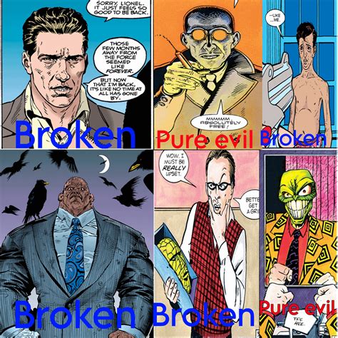 The mask comic villains who are broken or pure evil? : r/themask