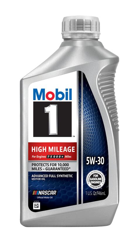 Mobil High Mileage Full Synthetic Motor Oil 5W-30 Quart, 55% OFF