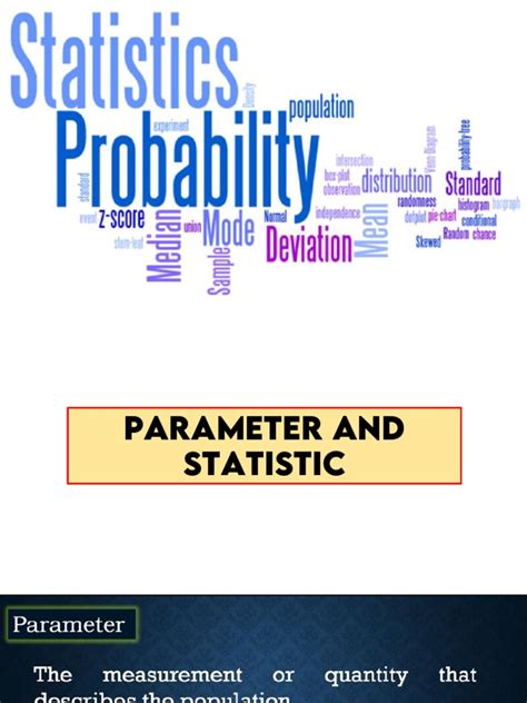 Parameters and Statistics Example Problems 的图像结果
