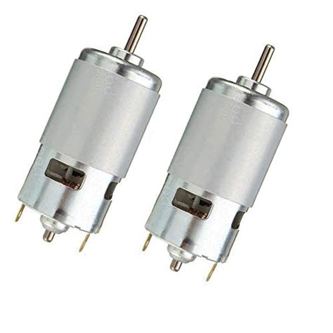 MEKtronics (2 Pcs) 12 Volt DC Motor High Speed 12v Big Core DC Motor ...