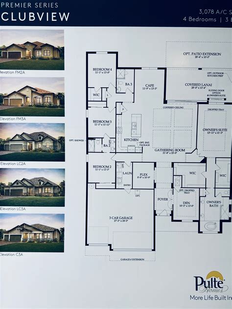 Pulte Townhouse Floor Plans
