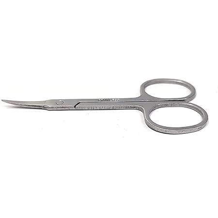 CGBE Cuticle Scissors Extra Fine Curved Blade, Super Slim Scissors for ...