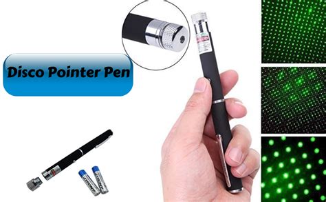 amigo toy zone Multipurpose 5 in 1 LED Laser Light Disco Pointer Pen ...