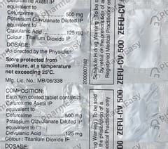 Cefurin Cv 625mg Tablet: Uses, Side Effects, Price & Dosage | PharmEasy