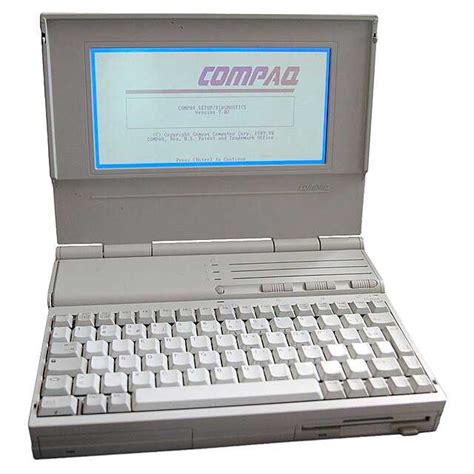 Image result for Compaq First Laptop