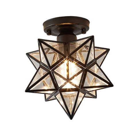 PVC Semi Flush Mount Star Ceiling Wall Lamps Flush | Ubuy India