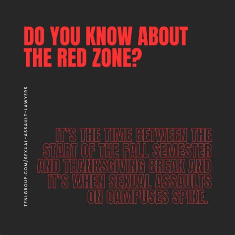 Do You Know About The Red Zone? | TFNLG - Sexual Assault Attorneys