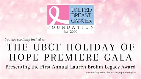 United Breast Cancer Foundation Hosts 2024 Holiday of Hope Premiere ...