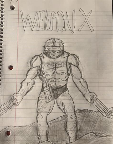 My drawing of Weapon X Wolverine : r/Wolverine