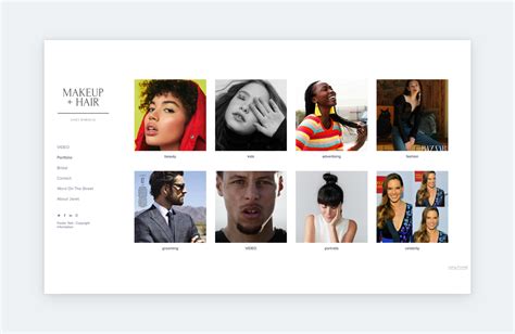 Luxe - Berry Splash Personal Portfolio Website Hero Material UI Design ...