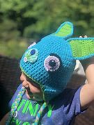 Image result for Crochet Bunny Hat Adult