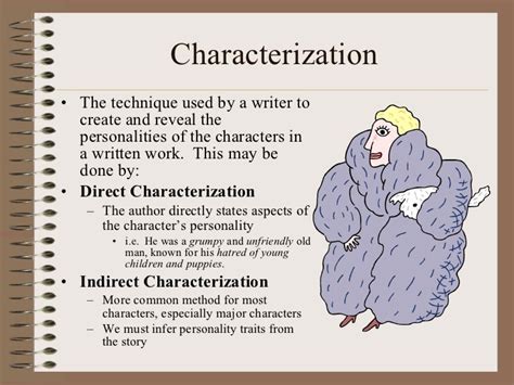 Image result for Literary Devices Characterization