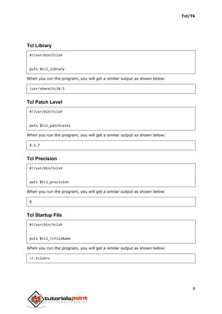 Image result for TCL Tutorial for Beginners