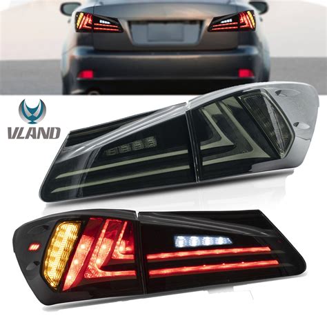 Buy VLAND LED Rear Lights For IS250 IS 350 300 F 2006-2012 Tail Lights ...