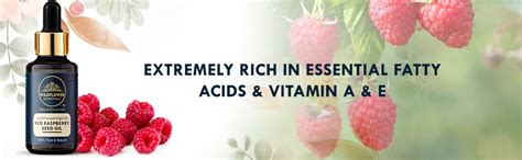 Wildflower Essentials 100% Pure Red Raspberry Seed Oil (Rubus idaeus ...