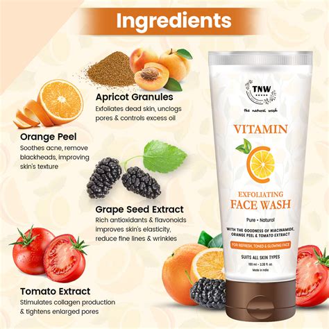 Vitamin C Face Wash For Glowing & Improved Skin – The Natural Wash