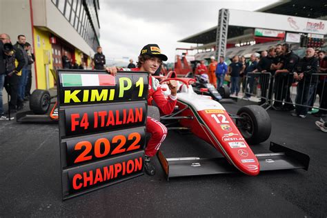 ITALIAN F.4 CHAMPIONSHIP - Andrea Kimi Antonelli è il nuovo Campione