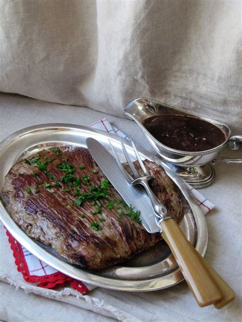 sauce échalote bavette