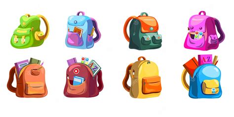 School Bags Cartoon 的图像结果