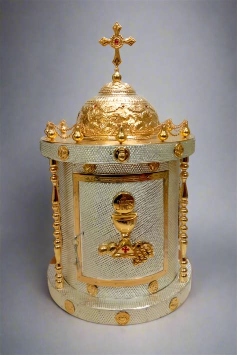 A Haven of Faith: The TAB214 Gold Plated Church Tabernacle – Living Words