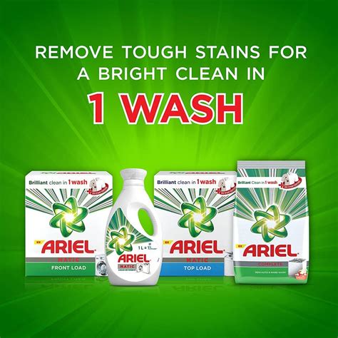 Ariel Matic Front Load Washing Detergent Powder - 1 India | Ubuy