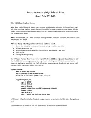 Fillable Online portal rockdale k12 ga Rockdale County High School Band ...