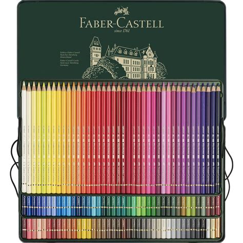 Faber-Castell Polychromos Colored Pencil Tin Set 120-Colors - Meininger ...