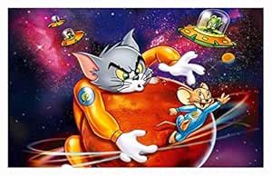 BALDAU PRINTS Tom and Jerry Cartoon Photo Wall Poster For Room (Gloss ...