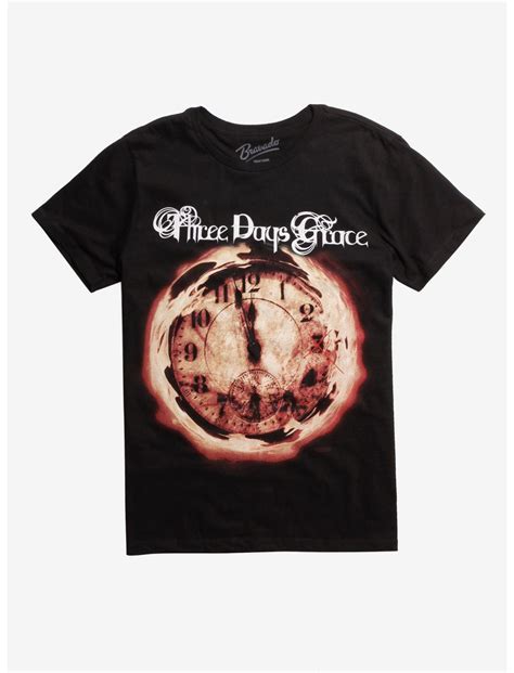 Three Days Grace Clock T-Shirt | Hot Topic