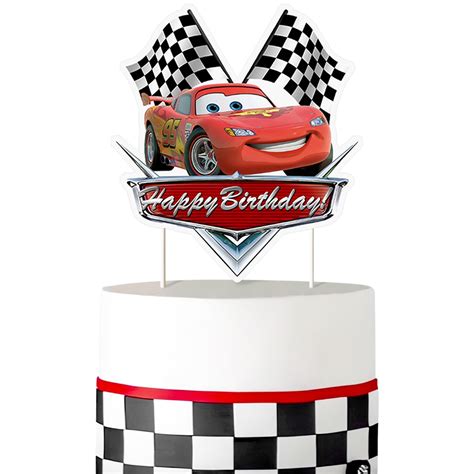 Lightning Mcqueen Cake Topper Printable Lightning Mcqueen, 55% OFF