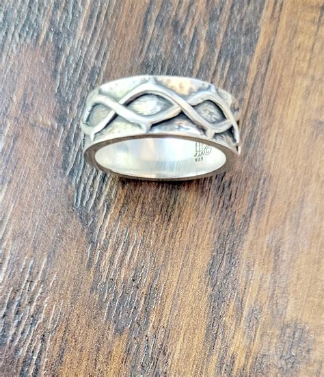James Avery Retired Crown Of Thorns Band Ring Size 4.… - Gem