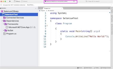 Image result for C# Selenium Examples