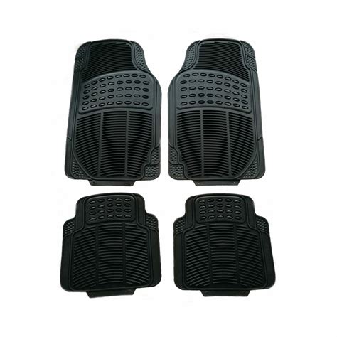 Shield Autocare © Heavy Duty Universal 4 Piece PVC/Rubber Car 4x4 Floor ...