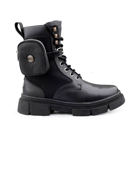 Combat Boots | Bacca Bucci Assassin | Brushed Leather Combat Boots with ...