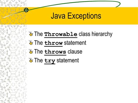 Image result for Java Exceptions Language