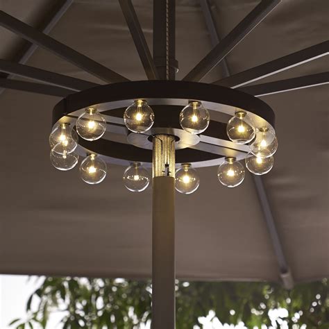 Gray Rectangle Patio Umbrella With Lights at Amanda Okane blog