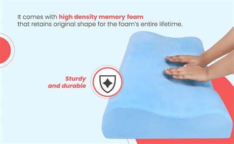 Sleepsia Imported Orthopedic Contour Shape Memory Foam Pillow for Neck ...