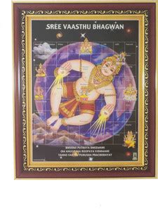 R S Exports Lord Vastu Bhagavan Photo Frame ( 33.5 cm x 27.5 cm x 1.5 ...
