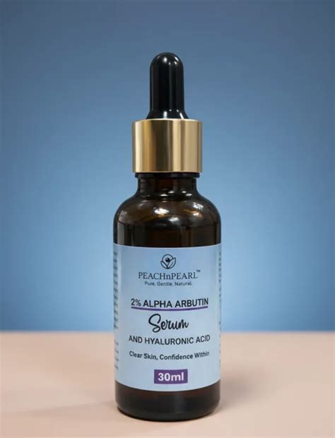 PEACHnPEARL 2% Alpha Arbutin Serum With Hyaluronic Acid Helps Reduce ...