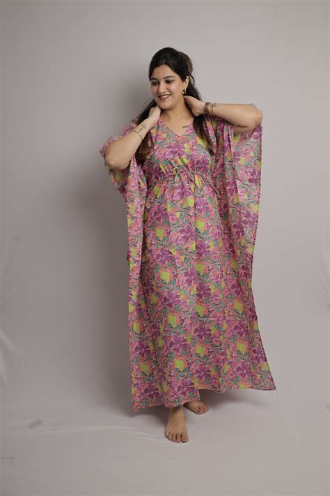Dreamy floral print Kaftan Maxi – SIS
