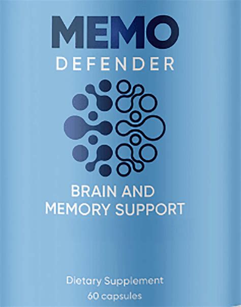 Memo Defender Brain & Memory Health Support 60 Capsules of MemoDefender ...