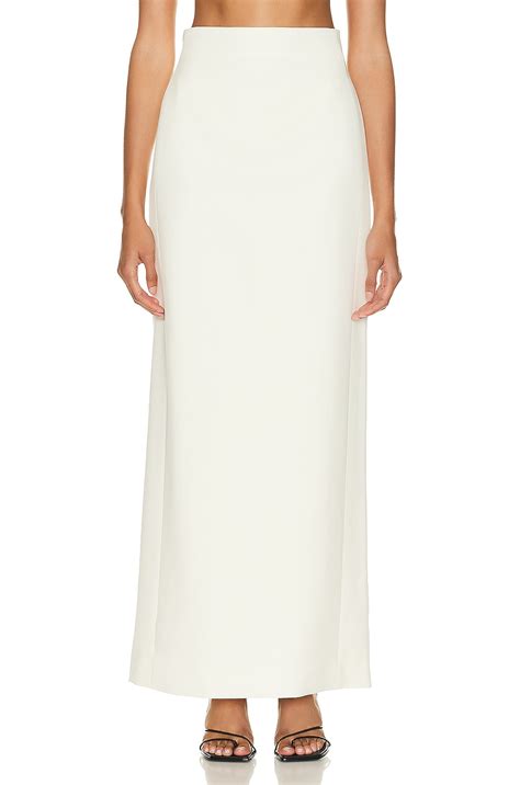 WARDROBE.NYC Column Skirt in Off White | FWRD