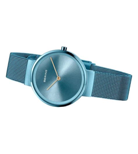 14531-388 Bering | Round Sky Blue Dial Classic Watch (Women) – Sai ...