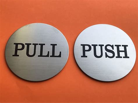 Do4U 3 Brushed Stainless Round Premium Push India | Ubuy