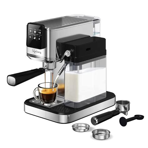 Lifelong Eden Primiera 1350W Digital Coffee Machine with Milk Tank ...
