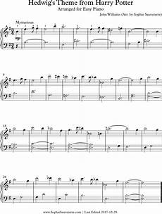 Harry Potter Sheet Music Piano Easy Free Photos