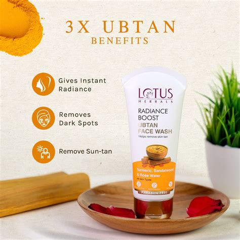 Buy Lotus Herbals Radiance Boost Ubtan Face Wash Online