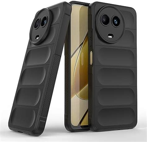 amazon basics Back Case Cover for Realme 11X 5G (Silicone_Black ...